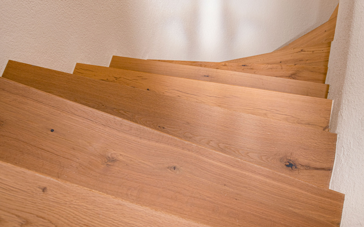 Treppenstufen aus Holz Abgang