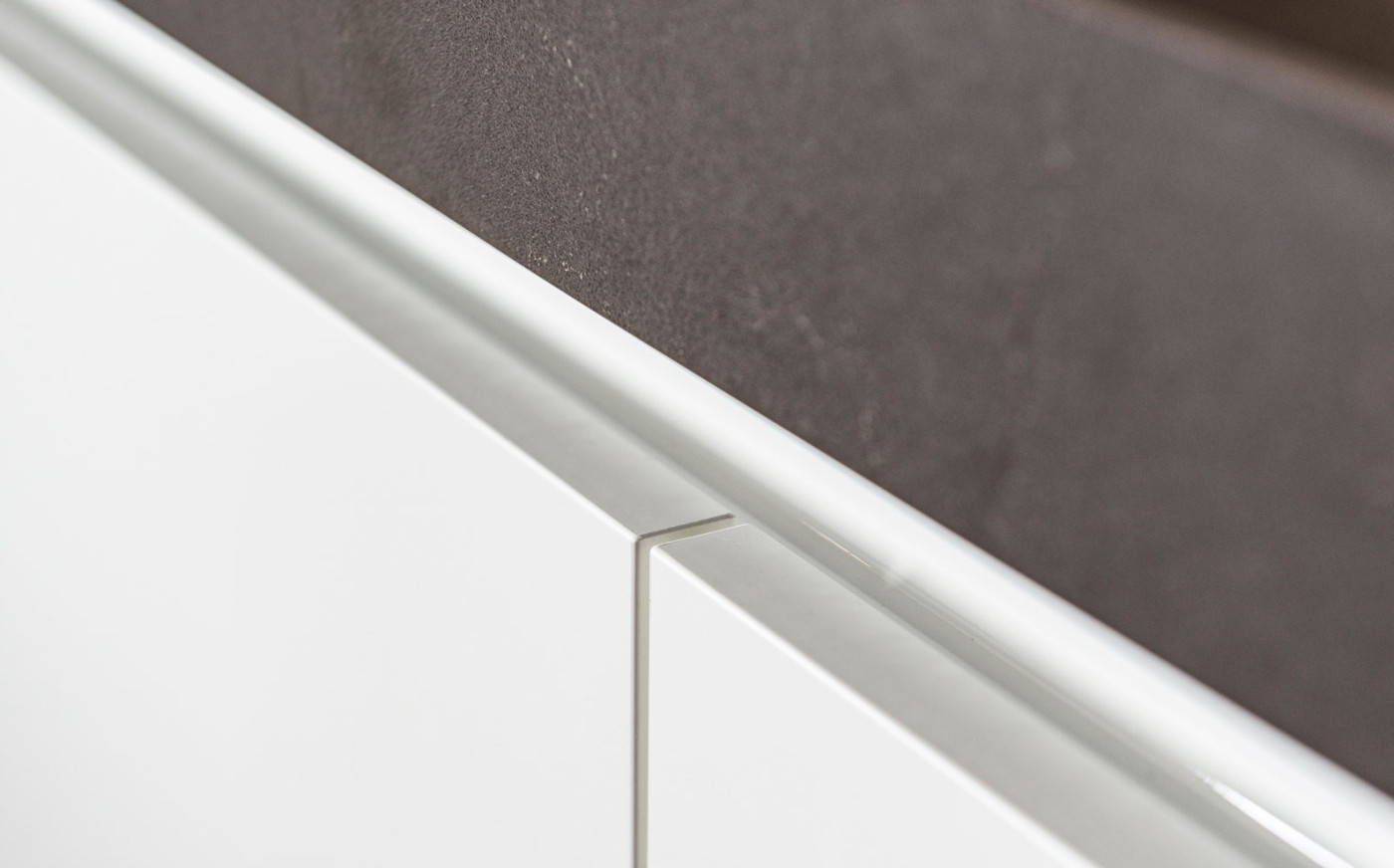 Detailaufnahme des K&uuml;chenschranks
