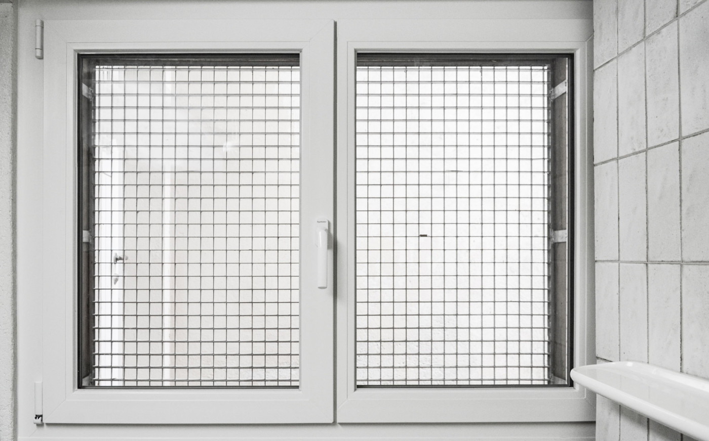 Fenster mit Gitter