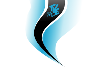 Logo in blau schwarz